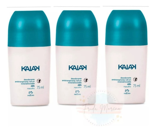 Kaiak Clásico Roll-on Desodorante Masculino Kit.x3 Unid.