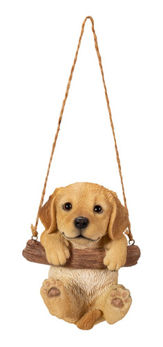 Figura Decorativa Colgante Golden Retriever