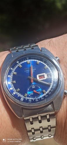 + Top Seiko 6139-6012 Electric Blue Crono Revisado F.08/1973
