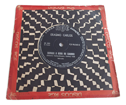 Compacto Erasmo Carlos Sentado A Beira Do Caminho 1969 Rock (Usado)