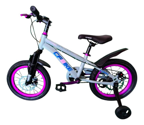 Bicicleta Aro 16 Roja Cfbike Cfeng Con Freno Disco