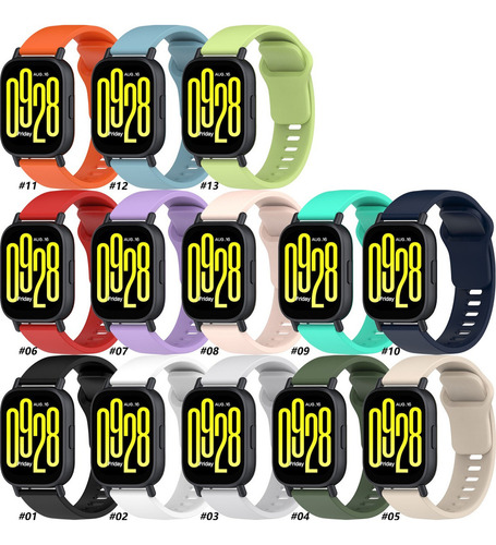 5 Correas & Mica For Xiaomi Redmi Watch 5 Active