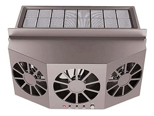 Refrigerador Portátil Par Ventilador Solar Para Automóvil Ve