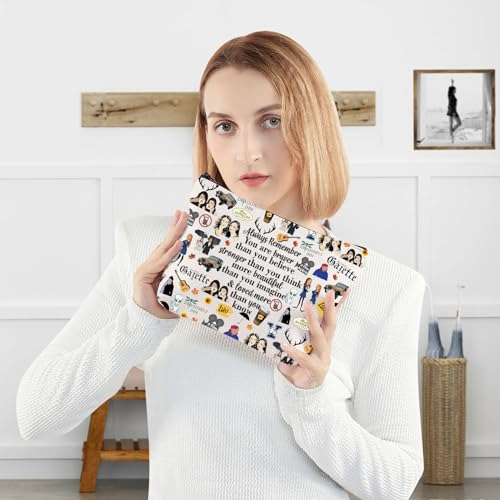 Bolsa De Cosméticos Inspirada En Café Con Texto En Inglés.