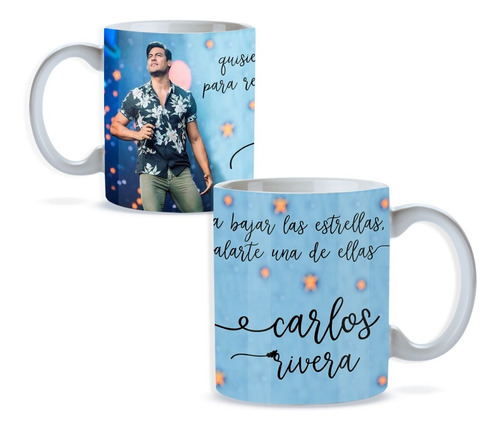 Taza Carlos Rivera Personalizada Mod 1 Envio Gratis