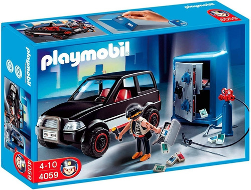 Playmobil 4059 Ladron Vehiculo Caja Fuerte Educando