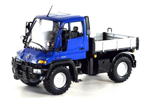 Mercedes Benz Unimog U400 Escala 1:24 Welly Azul