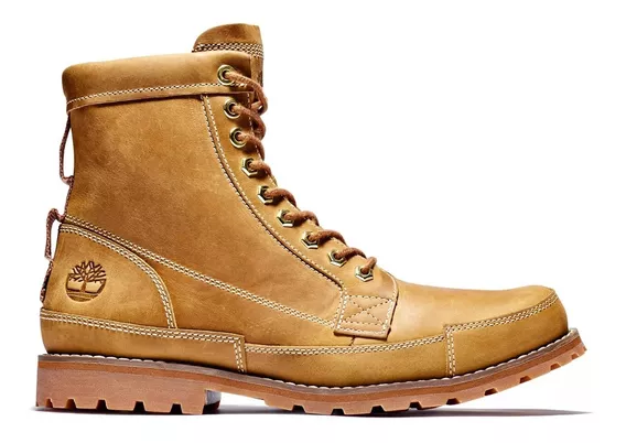 Borcegos Botas Timberland Cuero Premium Yellow