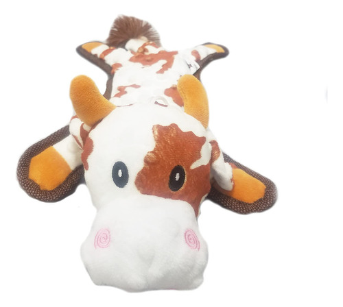 Juguete De Vaca Marrón, Chirriante, Juguetes De Peluche Para