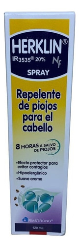 Herklin Repelente De Piojos Para Cabello 120 Ml