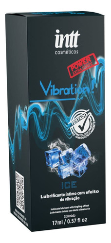 Gel Beijável Vibration Power Extra Forte Ice 17ml Intt
