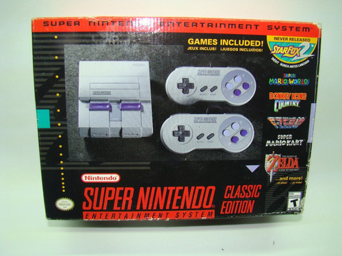 Super Nintendo Nes Mini Classic Edition Snes, Caja Solamente