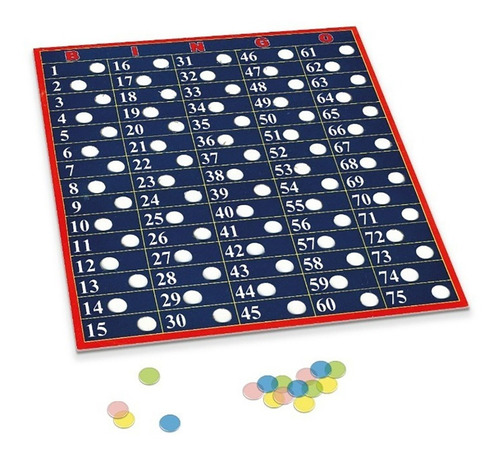 Juego Bingo Lotto De Mesa Bolillero Metal Cod 7399 Bigshop