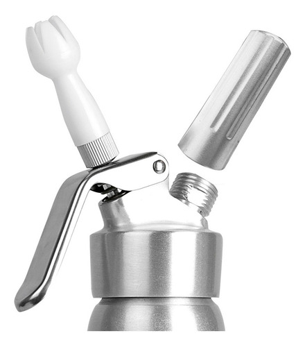 A * Dispensador De Crema Batida Profesional Acero Inoxidable