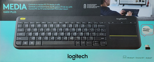 Teclado Inalambrico Logitech K400 Plus Touchpad (español)