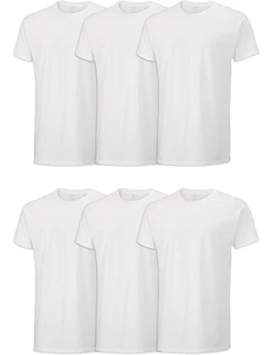 Camisetas Blancas Clásicas Con Cuello Redondo Talla Xxl