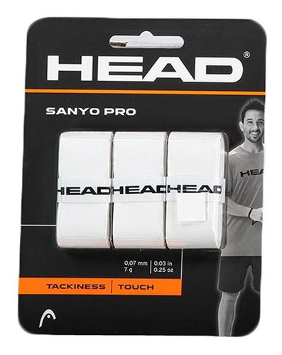Cubregrip Head Sanyo Pro Blister X3 Unid P/paletas Padel