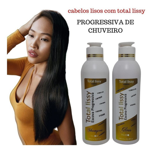 Escova Progressiva Cabelo Liso Salão De Beleza Em Sua Casa
