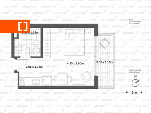 Venta De Apartamento Obra Construcción Monoambiente En Punta Carretas, Sky Punta Carretas Unidad 901