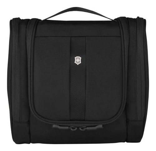 Necessaire Hanging Toiletry 2 Bolsos Laterais Victorinox Cor Preto