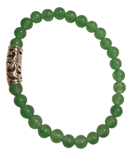 Pulsera Aventurina Verde Piedra Natural 6mm Antiinflamatoria