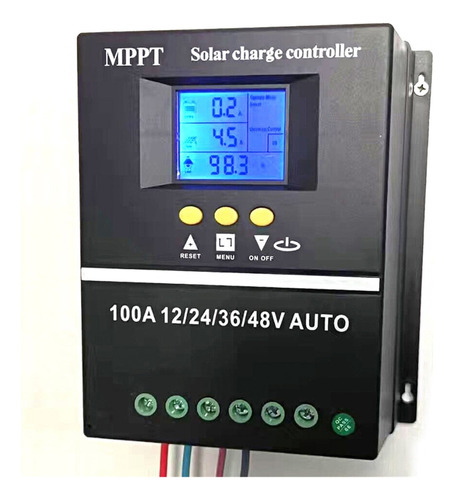 Controlador De Carga Solar 100a / 80a / 60a Mppt / Pwm 12v