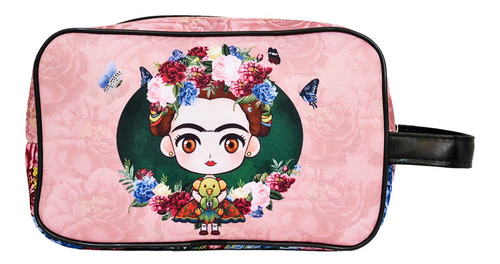 Imagen 2 de 5 de Neceser Organizador Cosmeticos Mini Frida Kahlo