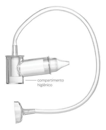 Aspirador Nasal Com Sucção - Ótimo Para Nariz Entupido Bebe