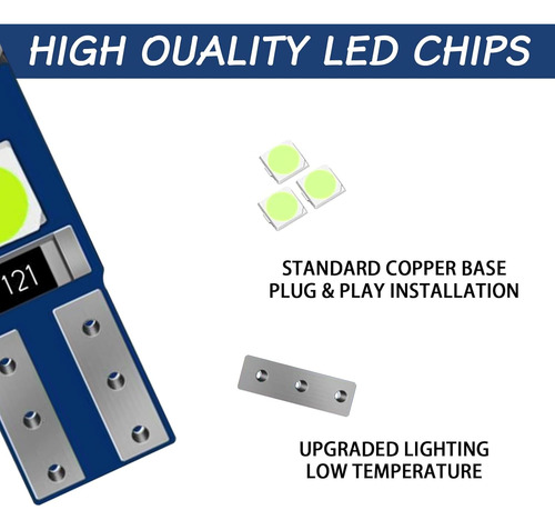 20 Bombillas Led De 74 Bombillas Led T5 Para Tablero, T5 37