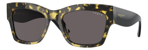 Lentes De Sol Yellow Tortoise Vogue Eyewear Vo5524s309187 Color Marrón