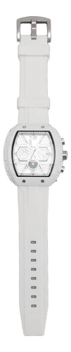 Relógio De Quartzo Branco Branco Timing Men Accurate Waterpr