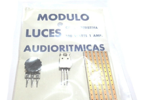 Kit Electrónica Luces Audioritmicas Para Armar / Estudiantes