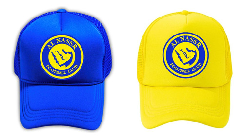 Gorra Trucker Al Nassr Pack X 2 Ronaldo Cr7 Serie Azul Amari