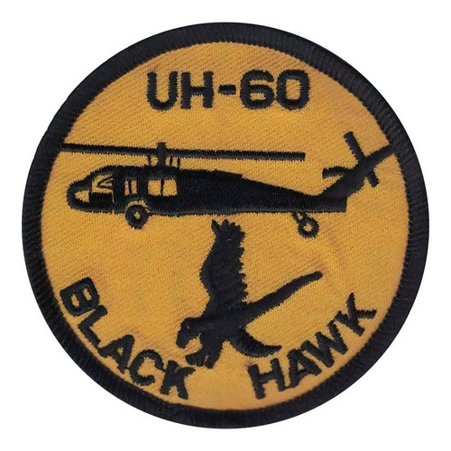 Parche Bordado Sikorsky Uh 60 Black Hawk Us Navy Helicopters