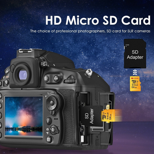 Imagem 2 de 5 de Cartão De Memória 64gb Kodak Micro Sd Camera Wifi MicroSDXC