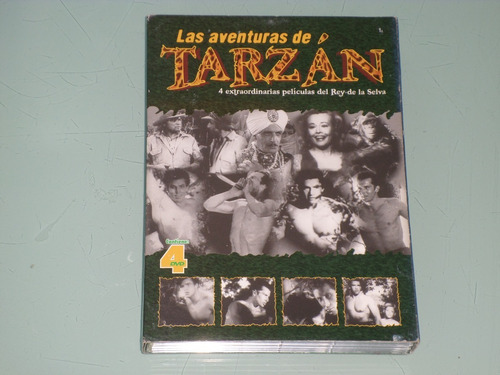 Las Aventuras De Tarzan-4 Peliculas De 1933-1958- 4 Dvds Set