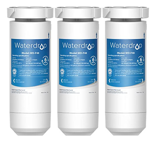 Filtro De Agua Waterdrop Xwf Para Heladera Ge, Repuesto