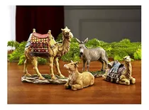 Comprar Los Reyes Magos Regalan Camellos, Burros Y Bueyes, Polystone