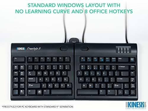 Teclado Ergonómico Kinesis Freestyle2 Para Pc (9 O 20 Sepa)