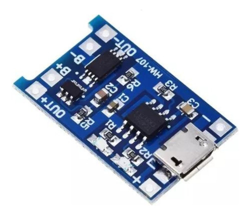 Módulo Cargador Batería Micro Usb Tp4056 Arduino