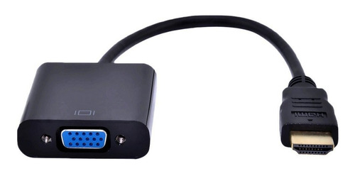 Adaptador Convertidor De Hdmi Macho A Vga Hembra Con Audio