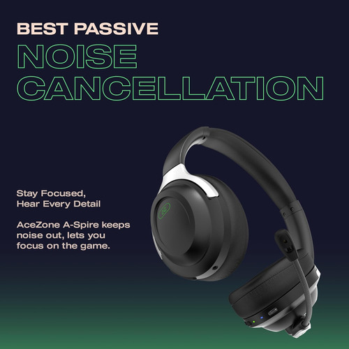 A-spire - Auriculares Digitales Anc Para Juegos - Cancelac