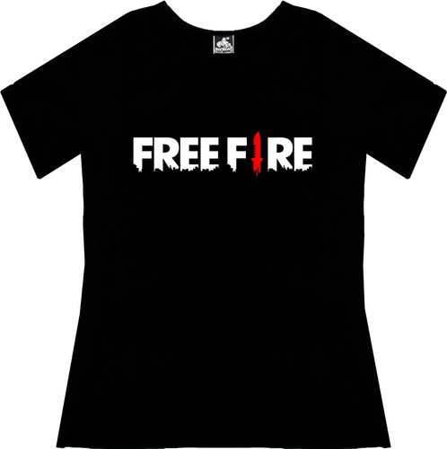 Blusa Free Fire Dama Videojuegos Gamer Tv Camiseta Urbanoz