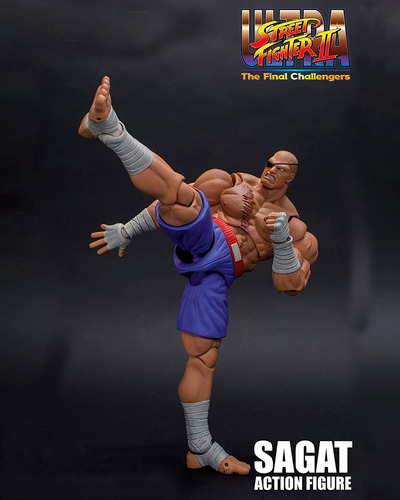 Storm Collectibles Street Fighter Ii Sagat 1/12 - Novo