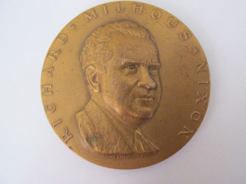 Medalla Presidente Estados Unidos Richard Nixon 1969 Escasa