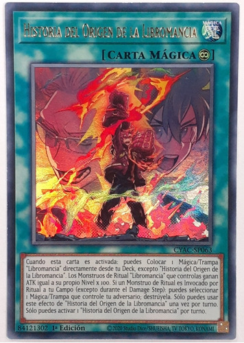 Libromancer Origin Story Ultra Rare Yugioh 