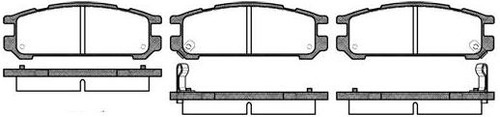 Pastillas De Freno Subaru Svx 90/94