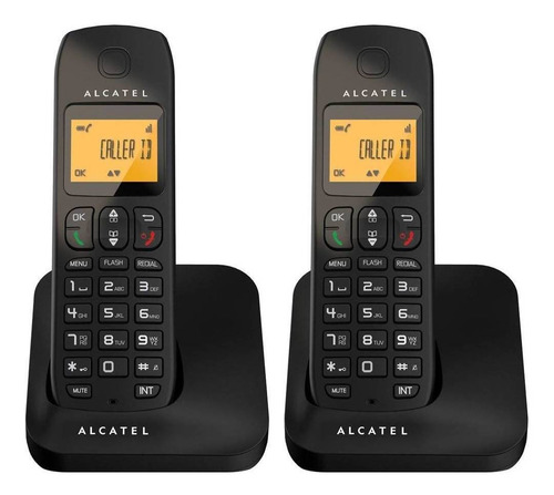 Teléfono Inalámbrico Mesa Alcatel E-130 Duo 2 Terminales 