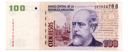 Billete 100 Pesos Convertibles Con Leyenda Bottero 3711