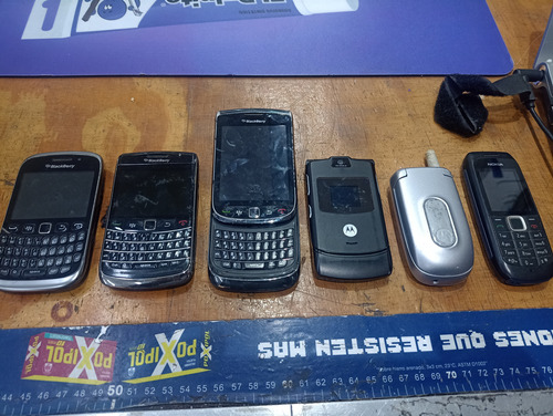 Lote Celulares Blackberry Y Motorola (leer Desc)